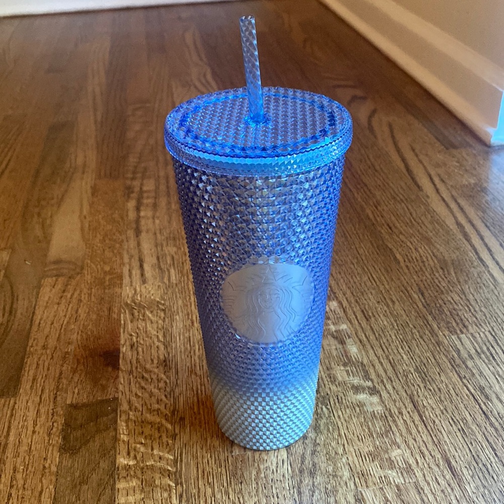 Starbucks Blue Silver Ombre Studded Tumbler ❄️